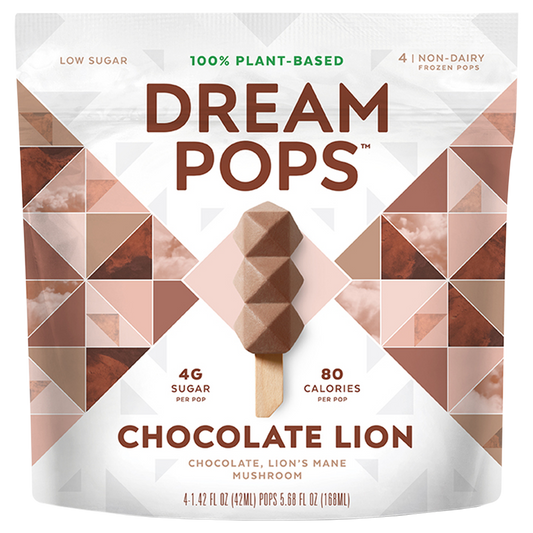 Dream Pops Chocolate Lion Non-Dairy 4pk