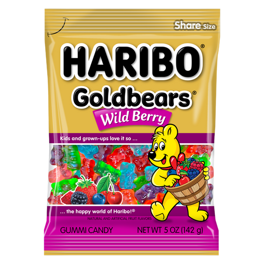Haribo Goldbears Wild Berry, 5oz