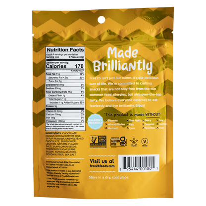 Free 2 B Mini Chocolate Sun Butter Sun Cups 4.2oz