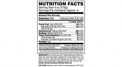 Panko Shrimp - Avg 1lb