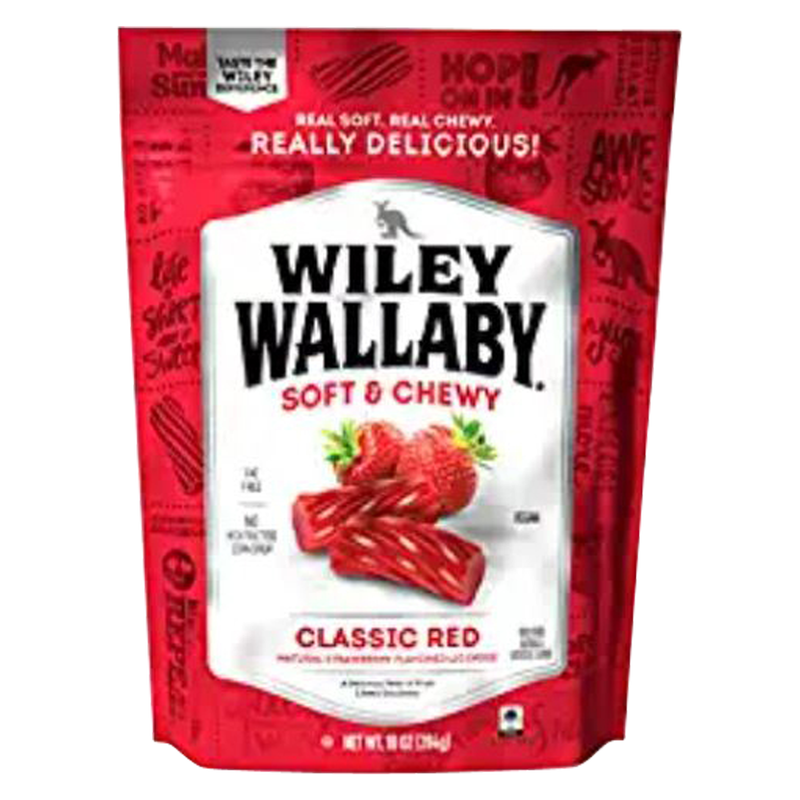 Wiley Wallaby Red Licorice 10oz