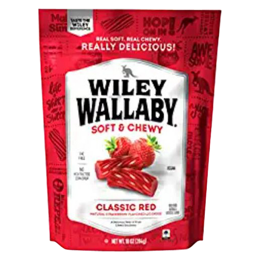 Wiley Wallaby Red Licorice 10oz