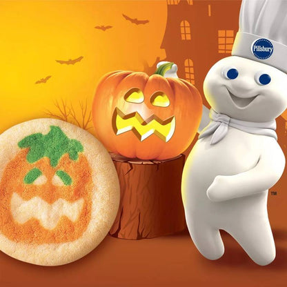 Pillsbury Ready to Bake! Pumpkin Shape Sugar Cookie Dough - 20ct/9.1oz