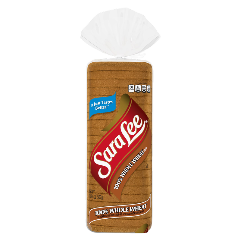 Sara Lee 100% Whole Wheat Bread - 20oz