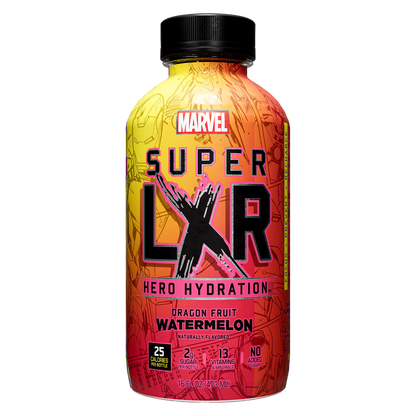 Super LXR Hero Hydration Dragon Fruit Watermelon 16oz 16oz Btl