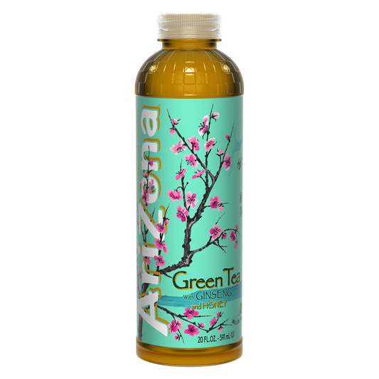 AriZona Ginseng & Honey Green Tea 20oz Btl