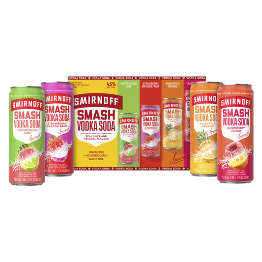 Smirnoff SMASH Vodka Soda Pack