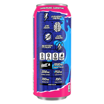 GHOST ENERGY Bubblicious Cotton Candy 16oz Can