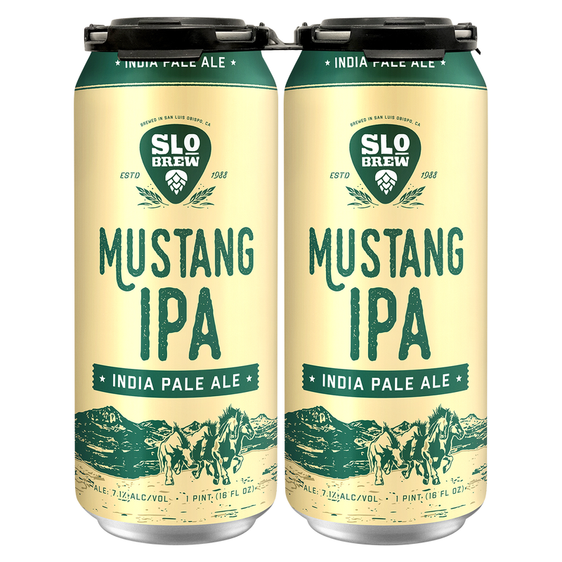 SLO Brewing Mustang IPA 4pk 16oz Can