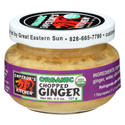 Emperor's Kitchen Organic Chopped Ginger 4.5oz