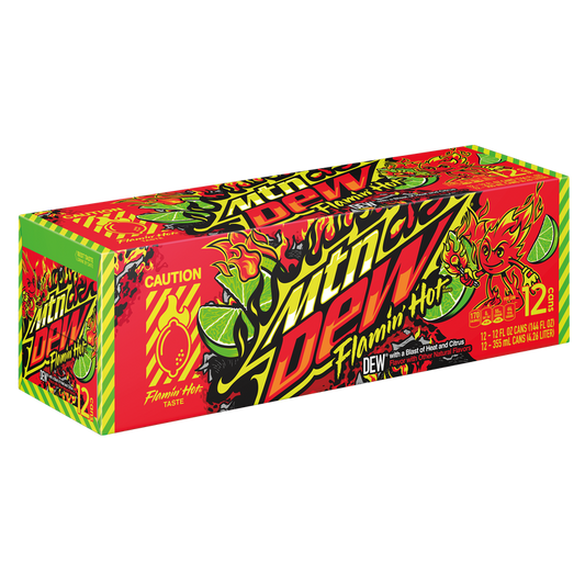 Mountain Dew Flamin Hot 12pk 12oz Can