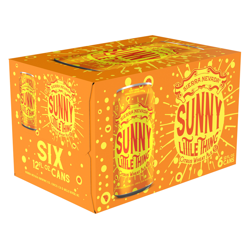 Sierra Nevada Sunny Little Things Citrus Wheat 6pk 12oz Can 5.0% ABV