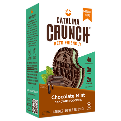 Catalina Crunch Chocolate Mint Keto Sandwich Cookie, 6.8oz