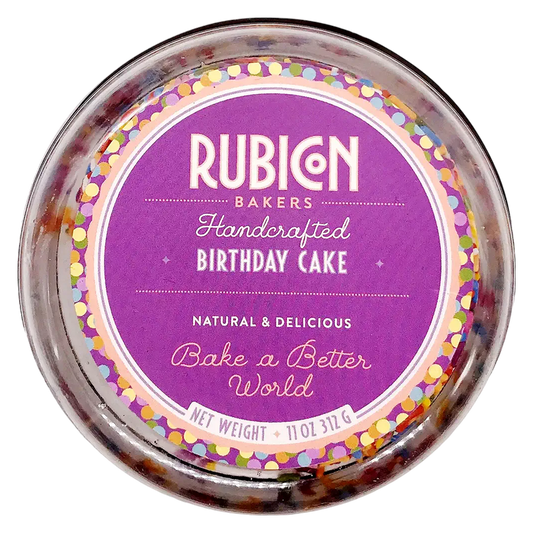 Rubicon Bakers 4in Birthday Layer Cake, 11 oz