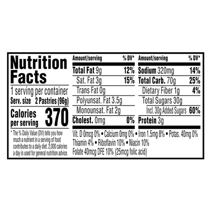 Pop-Tarts Frosted Cherry Breakfast Toaster Pastries 2ct