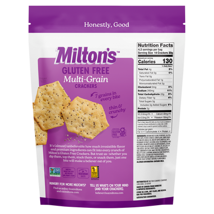 Milton's Gluten Free Multi Grain Crackers 4.5oz