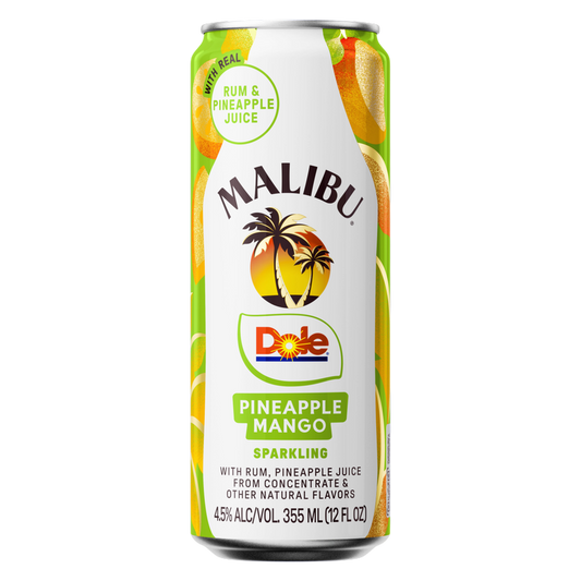 Malibu Dole Pineapple Mango 12oz can