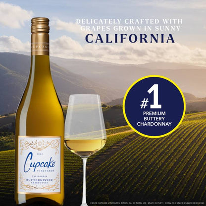 Cupcake Butterkissed Chardonnay 750ml