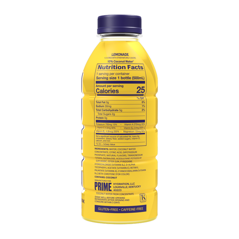 Prime Hydration Lakers 16.9oz Btl