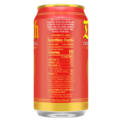 Liquid Death Fruity Pebbles Cereal Criminal Sparkling Water 6pk 12oz Can