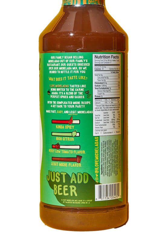 I Love Micheladas OG Brown Mix 1L Btl