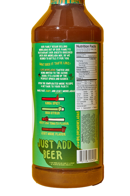 I Love Micheladas OG Brown Mix 1L Btl