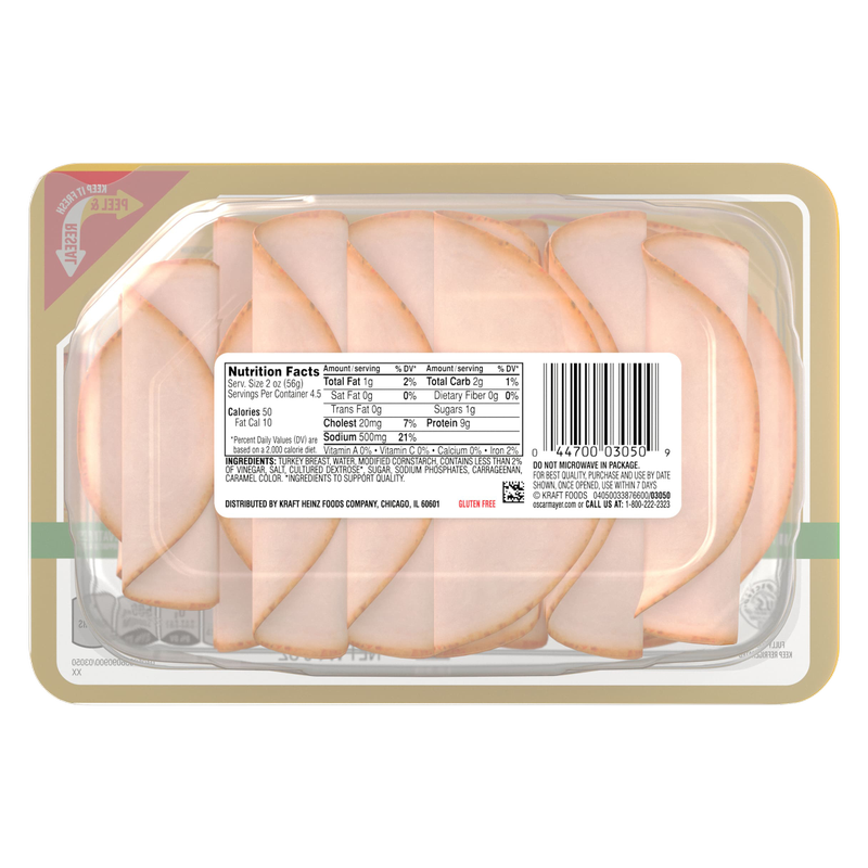 Oscar Mayer Deli Fresh Oven Roasted Turkey Breast - 9oz