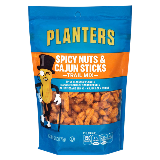 Planters Spicy Nuts & Cajun Sticks Trail Mix 6oz