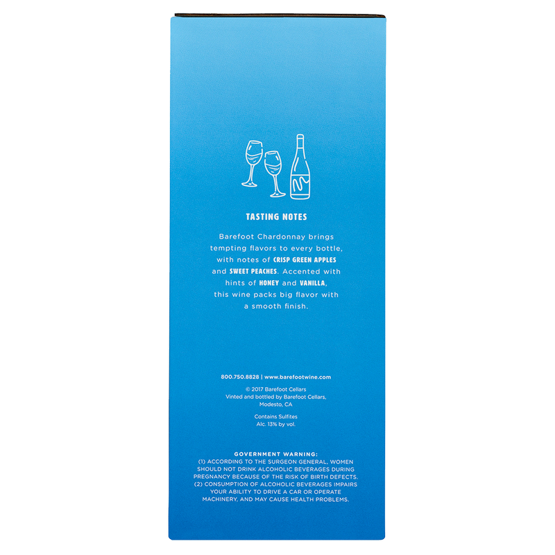 Barefoot On Tap Chardonnay 3 Liter Box