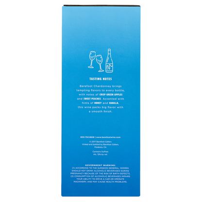 Barefoot On Tap Chardonnay 3 Liter Box