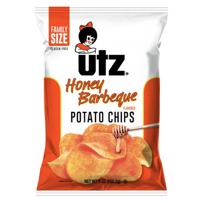 Utz Honey BBQ Potato Chips 9oz