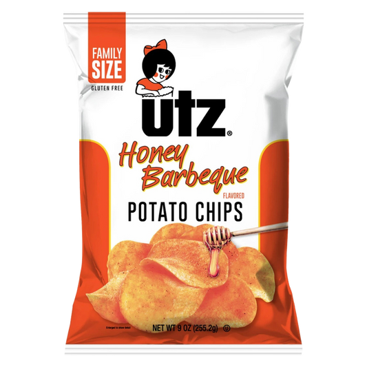 Utz Honey BBQ Potato Chips 9oz
