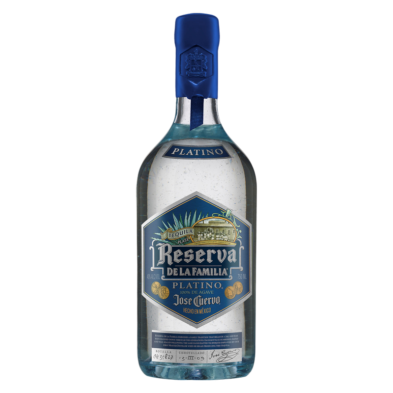 Reserva de la Familia by Jose Cuervo Platino Tequila Blanco 750ml (80 Proof)
