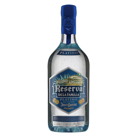 Reserva de la Familia by Jose Cuervo Platino Tequila Blanco 750ml (80 Proof)
