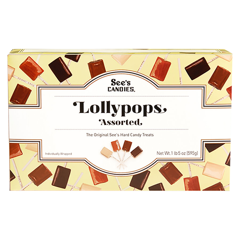 See's Assorted Gourmet Lollypops 8.4oz