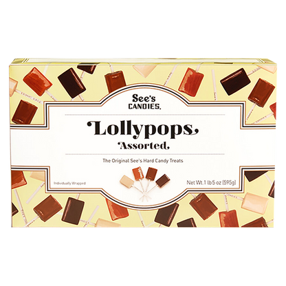 See's Assorted Gourmet Lollypops 8.4oz