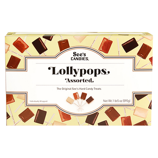 See's Assorted Gourmet Lollypops 8.4oz