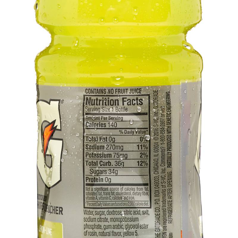 Gatorade Thirst Quencher Lemon Lime 20oz Btl