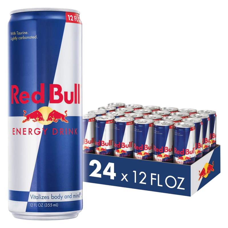 Red Bull Energy Drink 24pk 12oz Can- XL