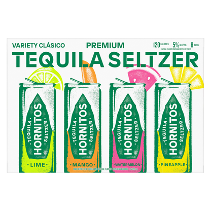 Hornitos Tequila Seltzer Variety Pack 8pk 12oz Box 5% ABV
