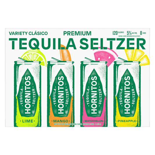 Hornitos Tequila Seltzer Variety Pack 8pk 12oz Box 5% ABV
