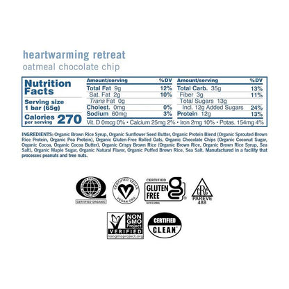GoMacro Oatmeal Chocolate Chip Case 12 CT