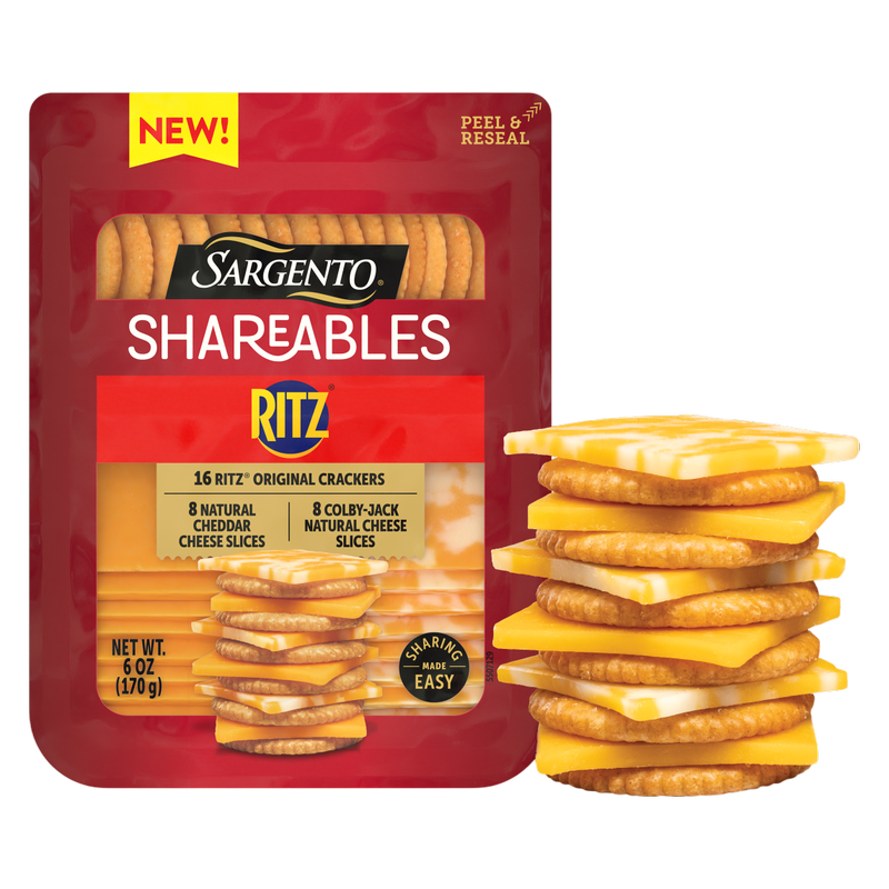 Sargento Shareables with Cheddar, Colby Jack and Ritz