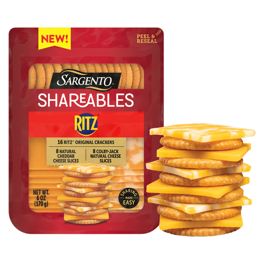 Sargento Shareables with Cheddar, Colby Jack and Ritz
