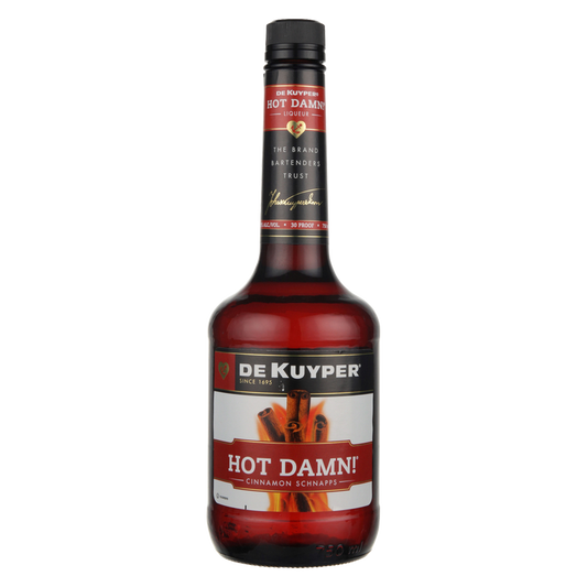 Dekuyper Hot Damn! 100 Proof Cinnamon Schnapps Liqueur 750ml