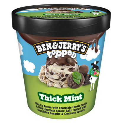 Ben & Jerry's Topped Thick Mint Ice Cream Pint