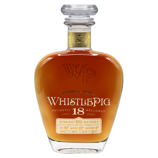 WhistlePig Double Malt Rye Whiskey 18 Yr 750ml (92 Proof)