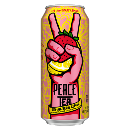 Peace Tea Str-Ah-Berry Lemon 16oz Can