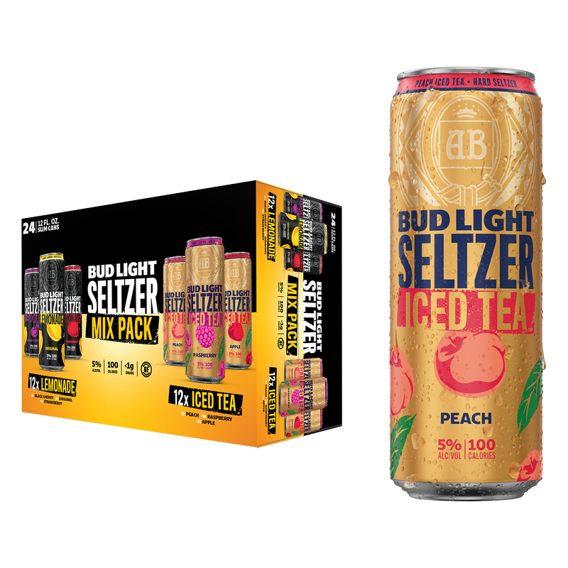 Bud Light Half & Half Hard Seltzer 24pk 12oz Can 5.0% ABV