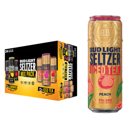 Bud Light Half & Half Hard Seltzer 24pk 12oz Can 5.0% ABV